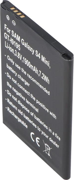 Produktbild Samsung Akku Galaxy S4 Mini, GT-I9195, GT-I9190, GT-I9192, B500BE mit NFC