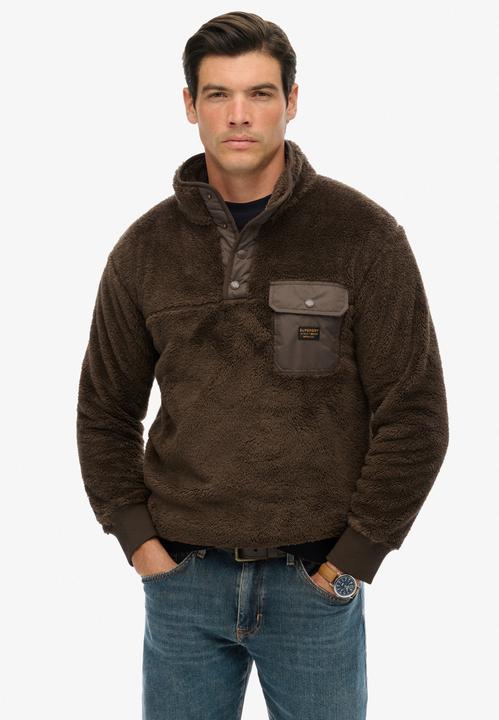 Produktbild Superdry Fleece-Pullover mit Stehkragen (S)