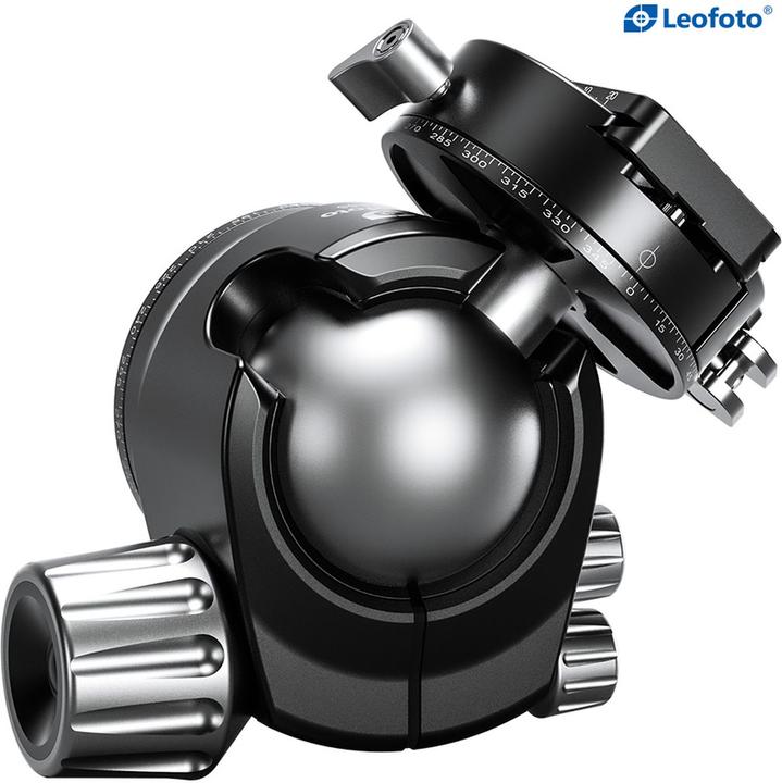 Actual product image Leofoto LH-55PCL with panoramic disc and quick-release coupling (Spherical head)