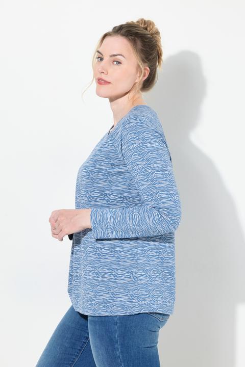 Image du produit Laurasøn T-shirt à col rond et manches longues, manches raglan, OEKO-TEX (L)
