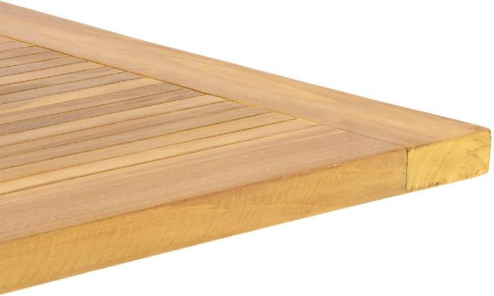 Produktbild VCM Balkontisch Gartentisch Tisch Klapptisch Holz Teak behandelt 130x65cm