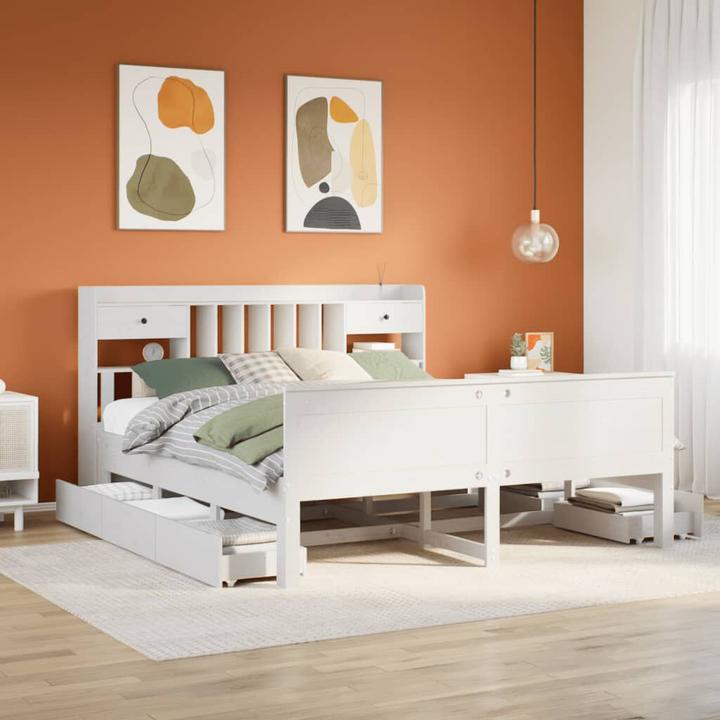 Produktbild vidaXL Bücherregalbett (75 x 190 cm)
