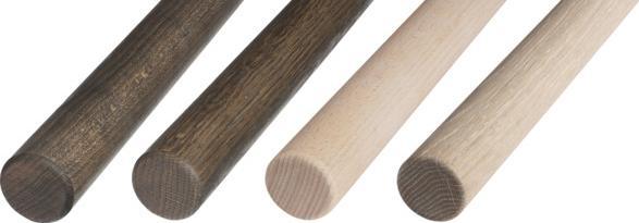 Actual product image OK-Line Handlauf, Buche 42/2450mm schwarz (Wood)