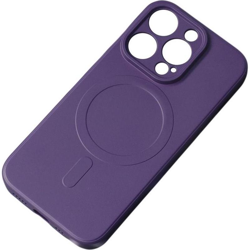 Hurtel MagSafe Compatible Silicone Case for iPhone 15 Pro Max Silicone Case - Purple (Apple iPhone 15 Pro Max), Smartpho...