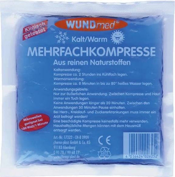 Actual product image Wundmed 1 piece Cold warm compresses Multiple compresses Cold compresses Cooling compress Cooling pad 13 (1 x, 150 g)