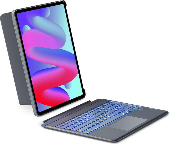 Inateck Keyboard iPad 04118 gray (KB04118 gray) (DE, Apple iPad Pro 12.9 2018, Apple iPad Pro 12.9 2020, Apple iPad Pro 12.9 2021, Apple iPad Pro 12.9 2022)