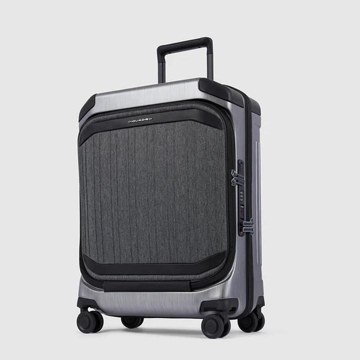 Actual product image Piquadro PQ-Light - Premium hand luggage trolley with front compartment for laptop/tablet (38 l)
