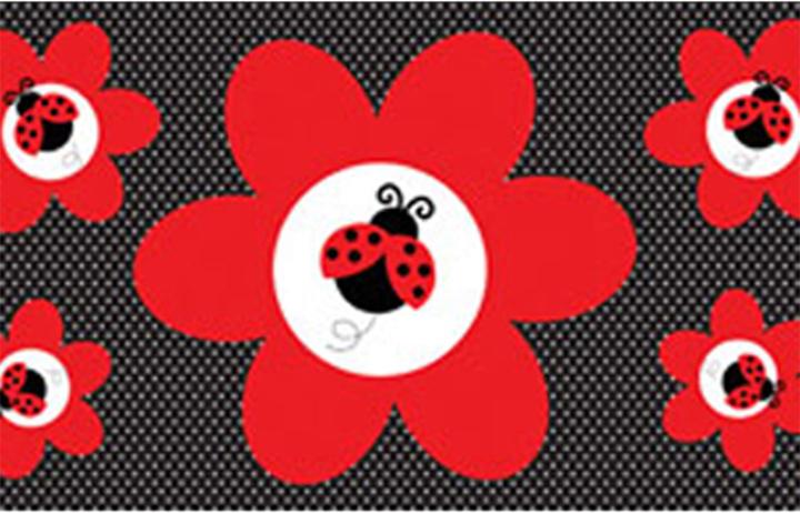 Actual product image Creative Converting Flag Ladybug Fancy Giant Party