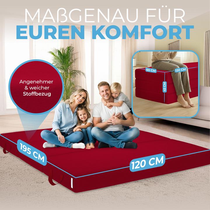 Actual product image Bestschlaf Folding mattress (Foam core, 120 x 195 cm)