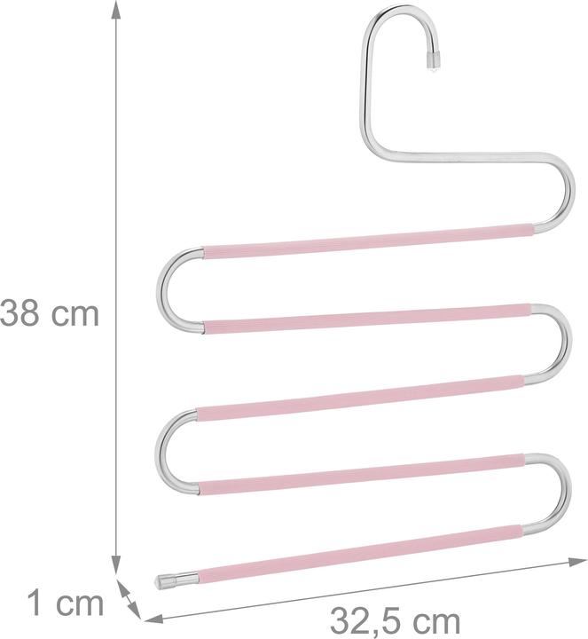 Actual product image Relaxdays 4x multiple trouser hangers (1 x)