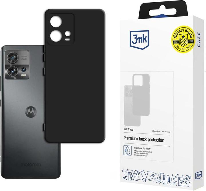 Actual product image 3MK Motorola Moto Edge 30 Fusion - Matt Case black (Motorola Edge 30 Fusion)
