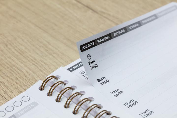 Produktbild Clairefontaine CLAIREFON Agenda AgeBag undatiert 782391C my Daily 125 Blatt schwarz A5 (A5)