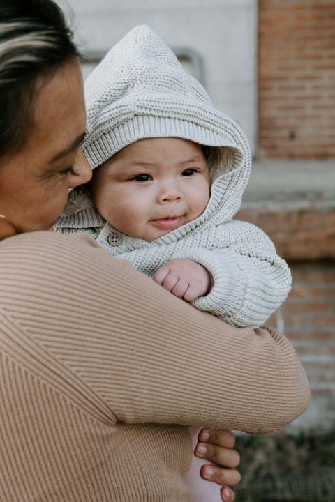 Immagine prodotto Baby's only Giacca con cappuccio Babys Only con fodera in orsetto Soul, in caldo lino (50)
