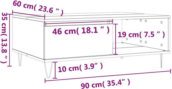 Image du produit vidaXL Couchtisch