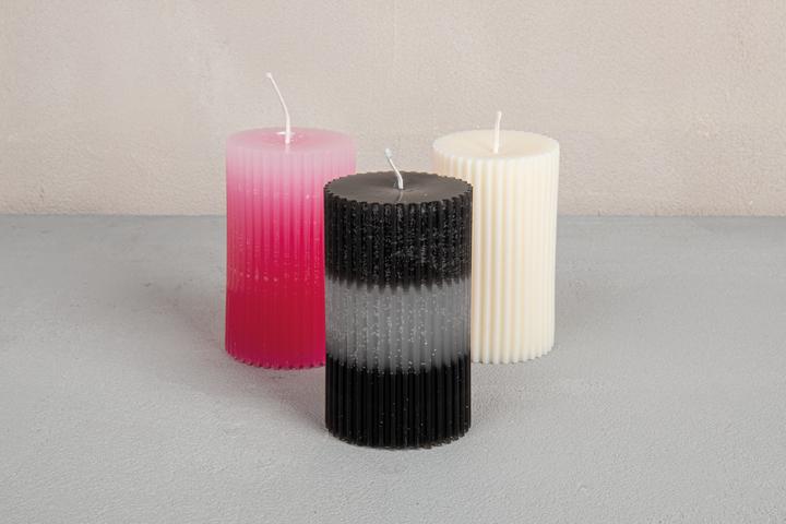 Actual product image Rayher Silicone mould "Fluted pillar candle"