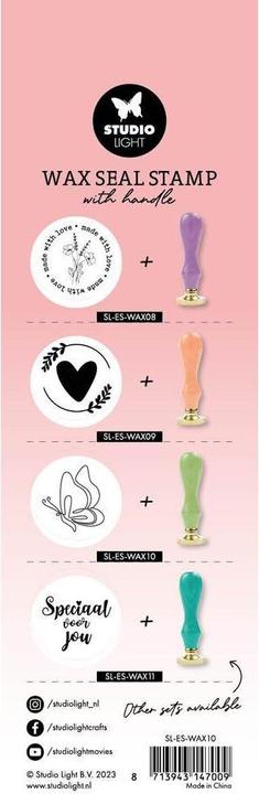 Immagine prodotto art by marlene Timbro a sigillo in cera "Butterfly" Essentials Tools