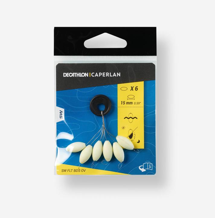 Image du produit Caperlan Perle ovale 15 mm phosphorescente (1.50 cm)