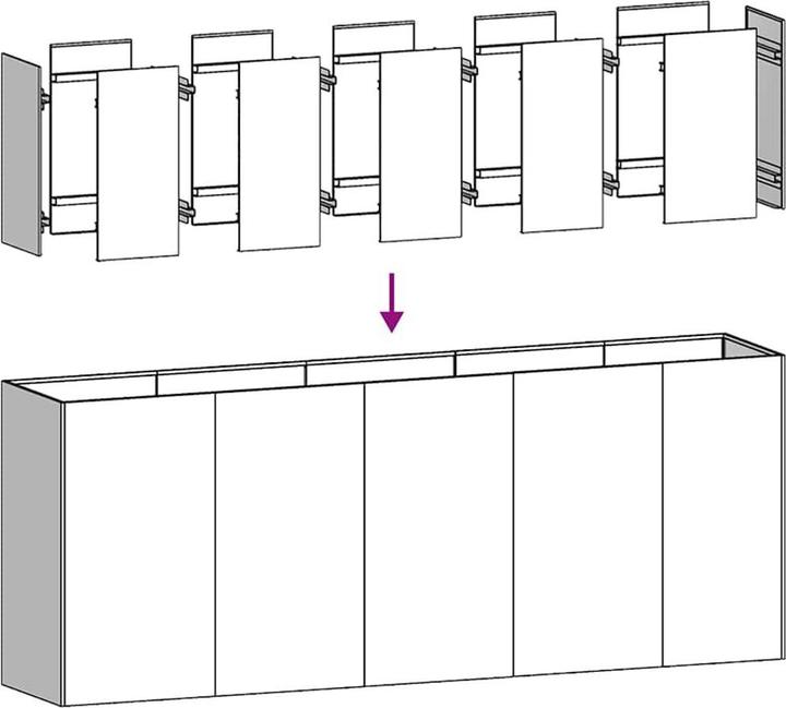 Produktbild vidaXL Pflanzkübel