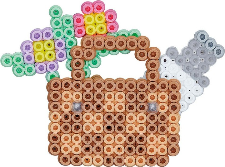 Actual product image Hama Ironing beads midi ""Dress-up cat"", gift box Diameter of ironing bead midi: 5.0 mm
