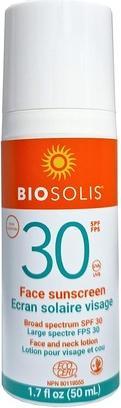 Actual product image Biosolis Sun Cream Face (Sun cream face, SPF 30, 50 ml)