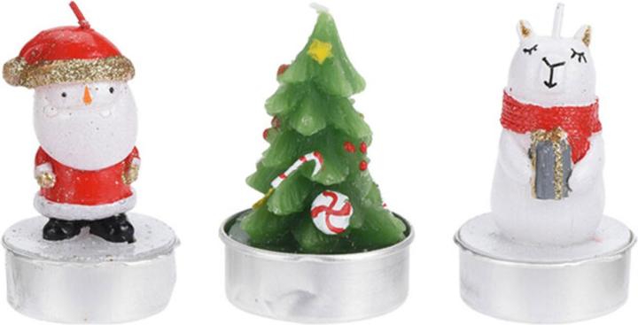 Produktbild Teelicht Weihnachten mit Figur, 24St.