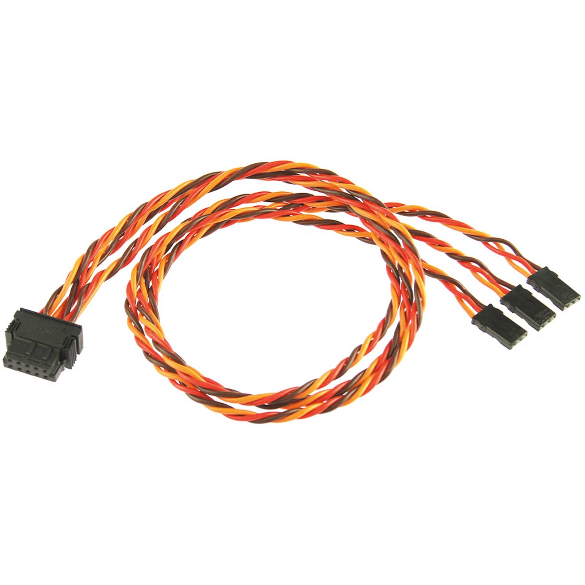 Emcotec ewc9 rumpfkabel mit jr-buchsen 40cm