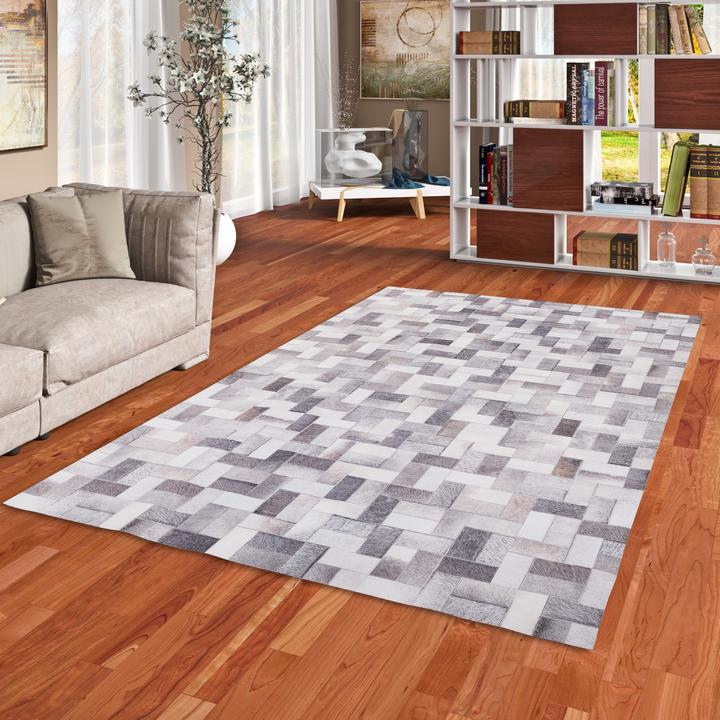 Produktbild Pergamon Kunstfaser Patchwork Tierfell Trend (200 x 290 cm)