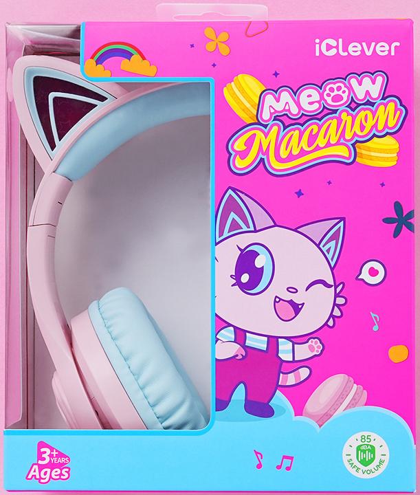 Produktbild Iclever Headphones Kids Cat 74/85/94 dB