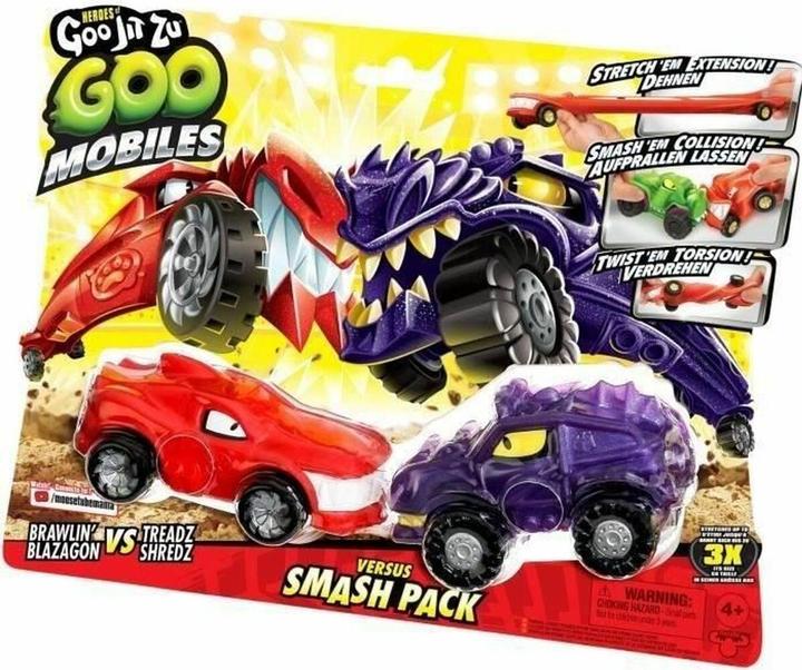 Actual product image Goo Jit Zu HEROES OF Goo Mobiles Smash up versus pack
