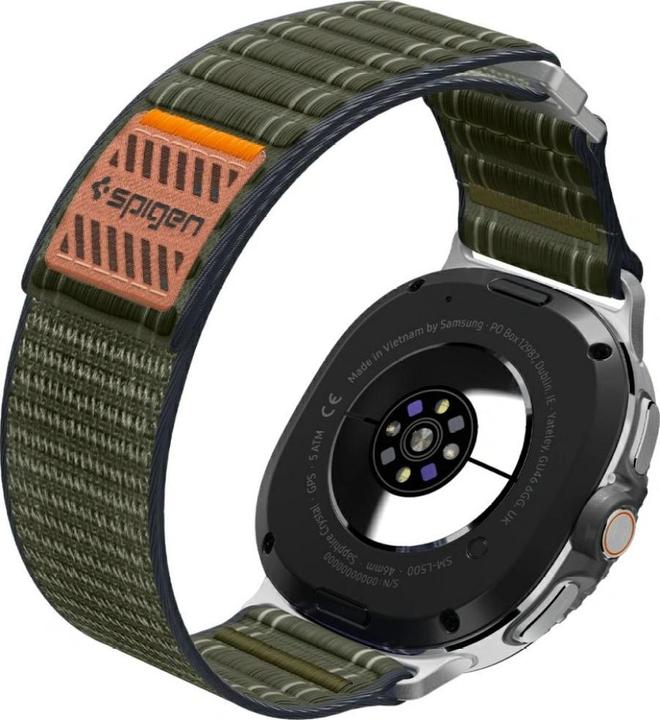 Produktbild Spigen - WBF0 - Samsung Galaxy Watch8 40mm/Watch8 44mm/Watch8 Classic - Green (20 mm, 22 mm, 46 mm, Fabric, Nylon)