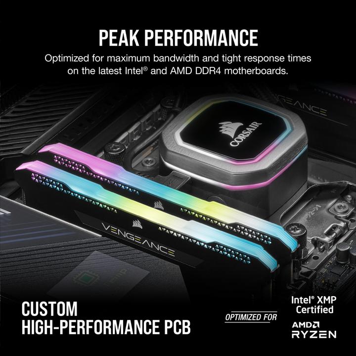 Produktbild Corsair Vengeance RGB Pro SL (2 x 8GB, 3600 MHz, DDR4-RAM, DIMM)