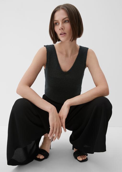 Actual product image s.Oliver Strickpullunder Strickshirt mit V-Ausschnitt (48)