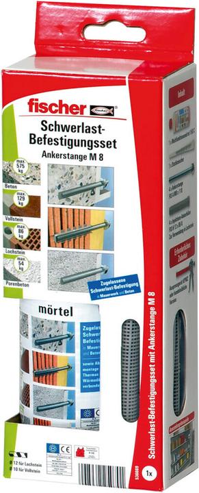 Produktbild Fischer Schwerlastbef.Set 150 C SBS Set M8 (Silver, 150 ml)