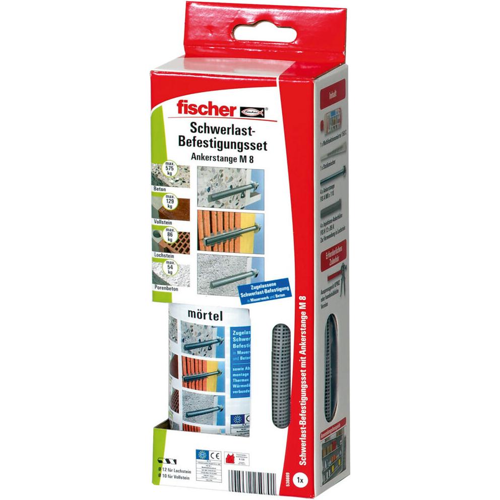 Fischer, Dichtmittel, Schwerlastbef.Set 150 C SBS Set M8 (Silver, 150 ml)