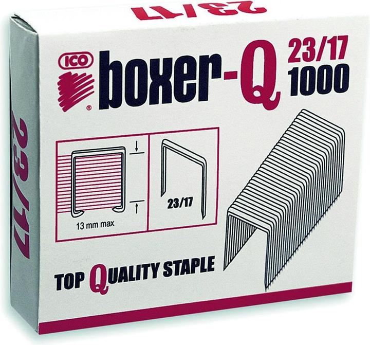 Ico Klammern Boxer, 23/17, verzinkt, 1000 Stck (1000x)