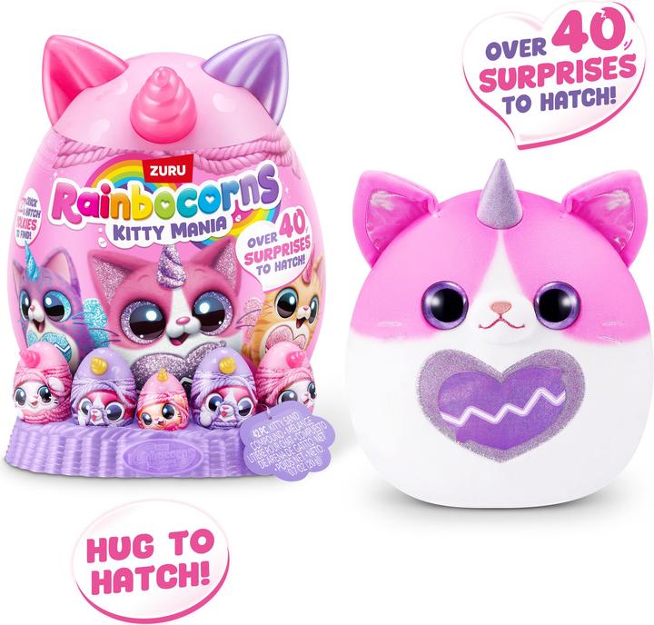 Actual product image Zuru Rainbocorns - Eggzania Kitty Mania