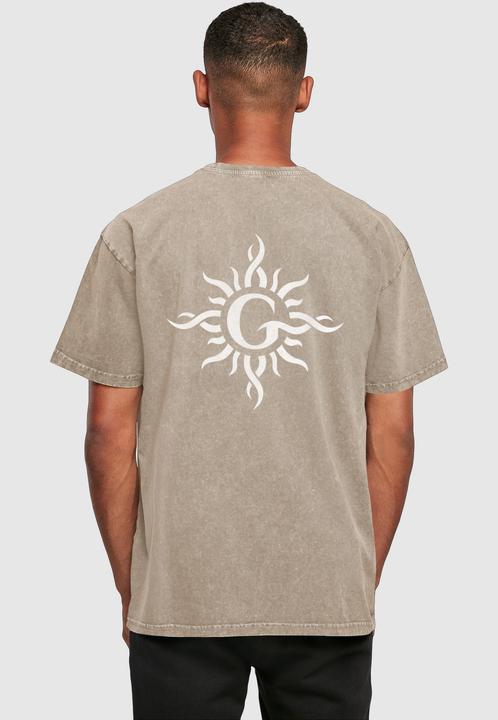 Produktbild Merchcode Godsmack - Lunar Phases Acid Washed Oversize Tee - 138063 (M)