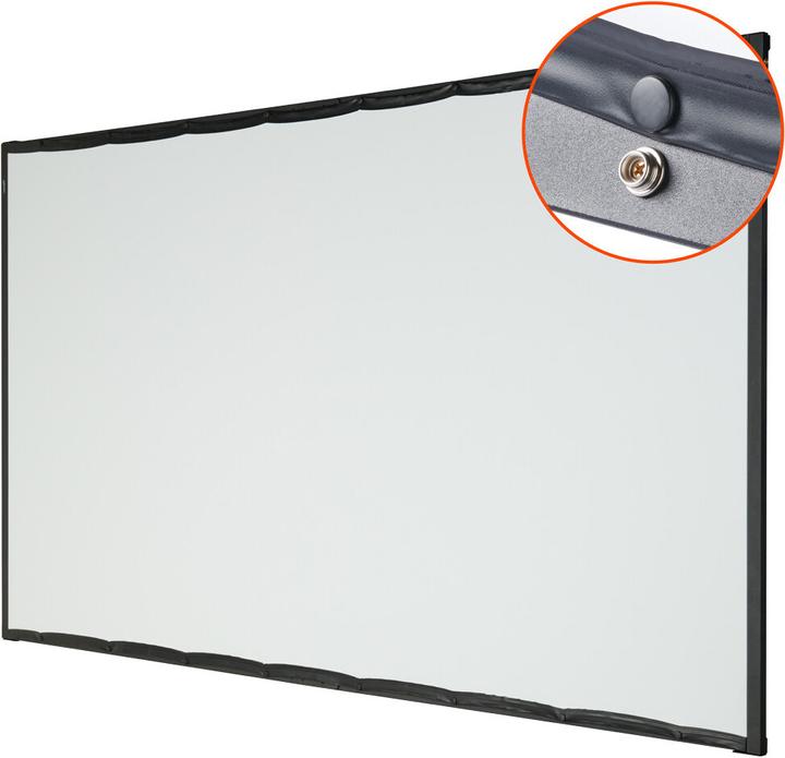 Image du produit Celexon basic line Écran sur cadre pliable 16:9, 100" - Écran sur cadre, home cinéma et plein air (100", 16:9)