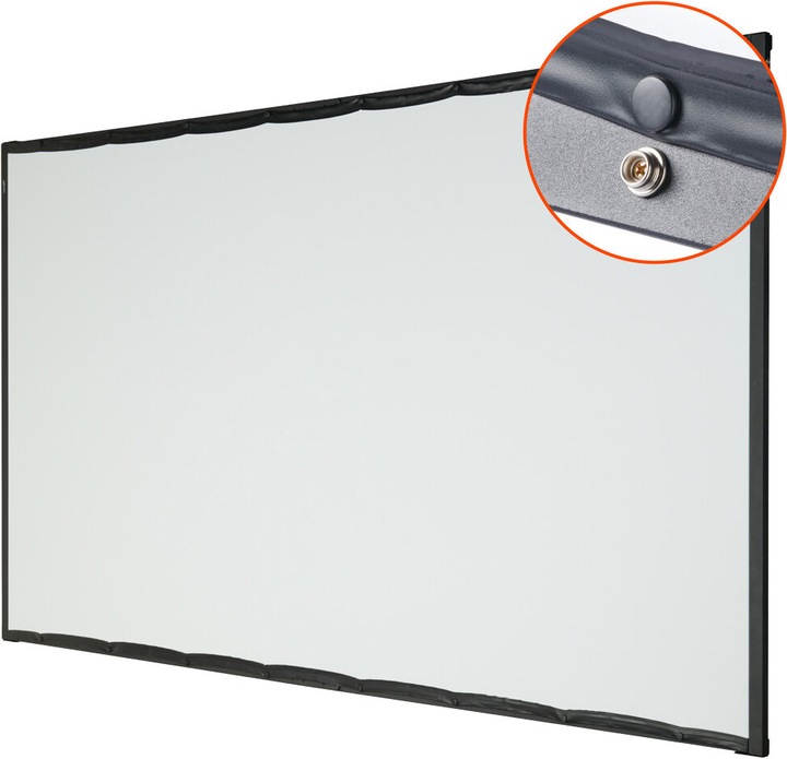Actual product image Celexon basic line folding frame screen 16:9, 100" - frame screen, home cinema and outdoor screen (100", 16:9)