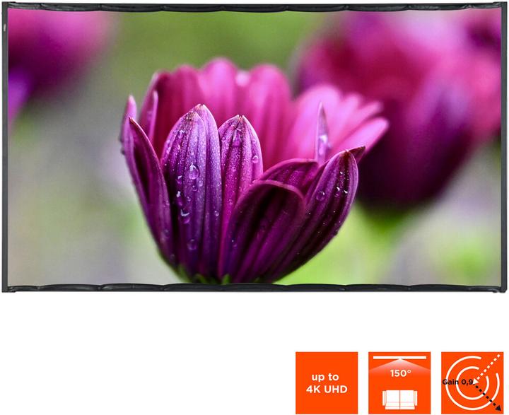 Image du produit Celexon basic line Écran sur cadre pliable 16:9, 100" - Écran sur cadre, home cinéma et plein air (100", 16:9)