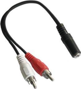 Produktbild Goobay Stereokabel 3.5 mm - Cinch (Headset-Adapter)