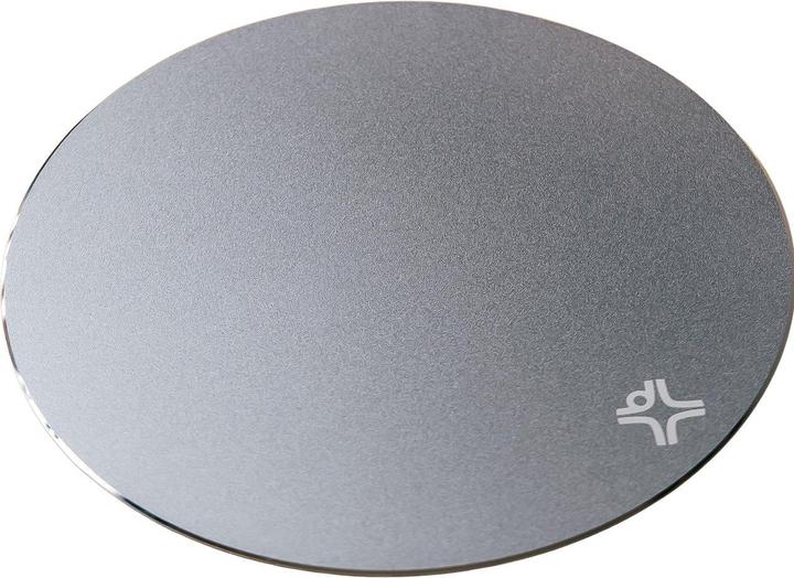 Actual product image XtremeMac Round Aluminum Mouse Pad Grey