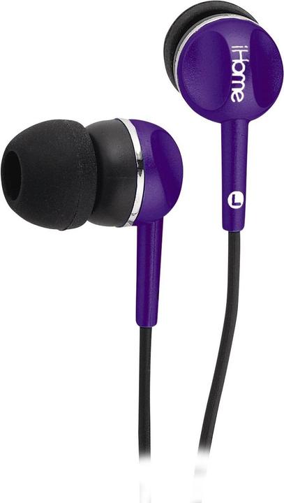 Actual product image iHome iB5 Noise Isolating (No noise cancellation, Cable)