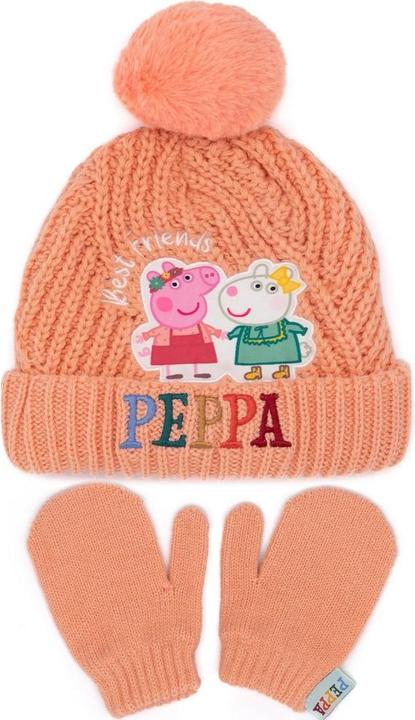 Image du produit Peppa Pig Ensemble de bonnets et de gants pour enfants (Taille unique)