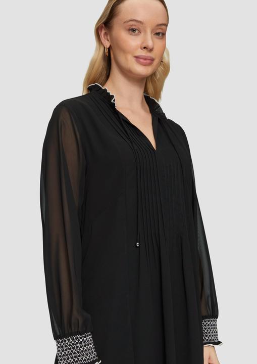 Image du produit S.Oliver Kleid Chiffonkleid mit Kontrast-Details (40)