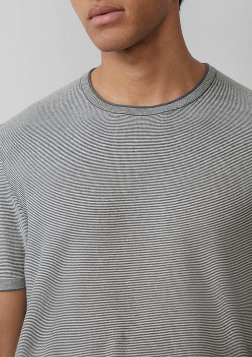 Actual product image S.Oliver Strickpullover Gestreiftes Strick-T-Shirt aus Leinenmix (S)