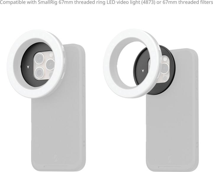 Immagine prodotto SmallRig FilMov 67mm Threaded Filter Adapter for iPhone 16 Series 5173