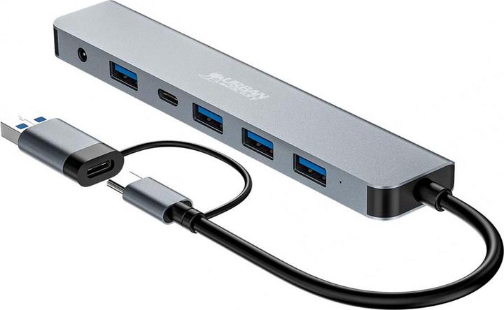 Actual product image Urban Factory Minee 7in1 USB-A/C hub (USB-A, 7 ports)