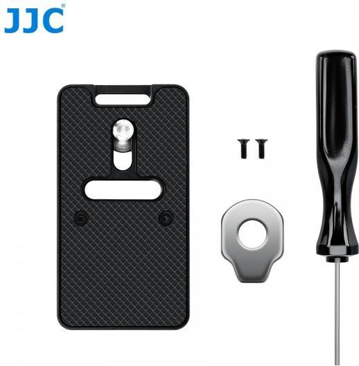 Produktbild JJC CP AT1 Arca Swiss Quick Release Plate with AirTag slot (Stativ Schnellwechselplatte)