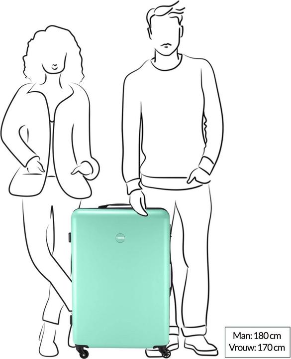 Image du produit Princess PT01 - Reiskoffer - Pitch Black - L - 77 cm (98 l)